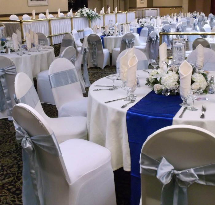 tables set for cordial dining at our Long Beach hotel